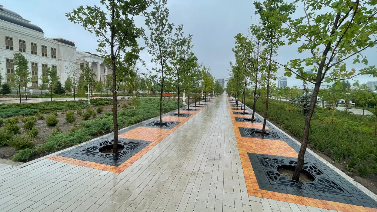 Приствольная решетка для дерева ZKING CRUST 1.2х1.2м Черная в Иваново фото