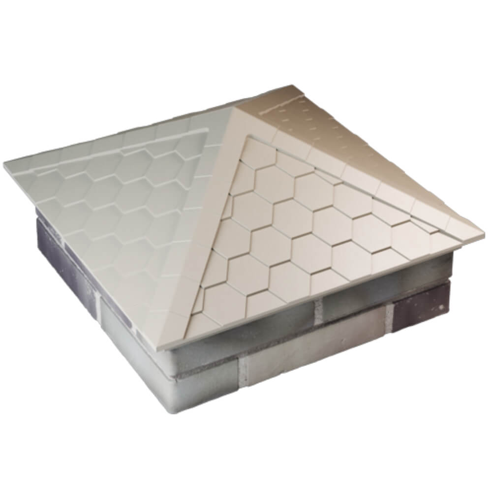 Колпак Zking Эверест Бежевый на столб 2х2 кирпича (535х535мм) Иваново фото