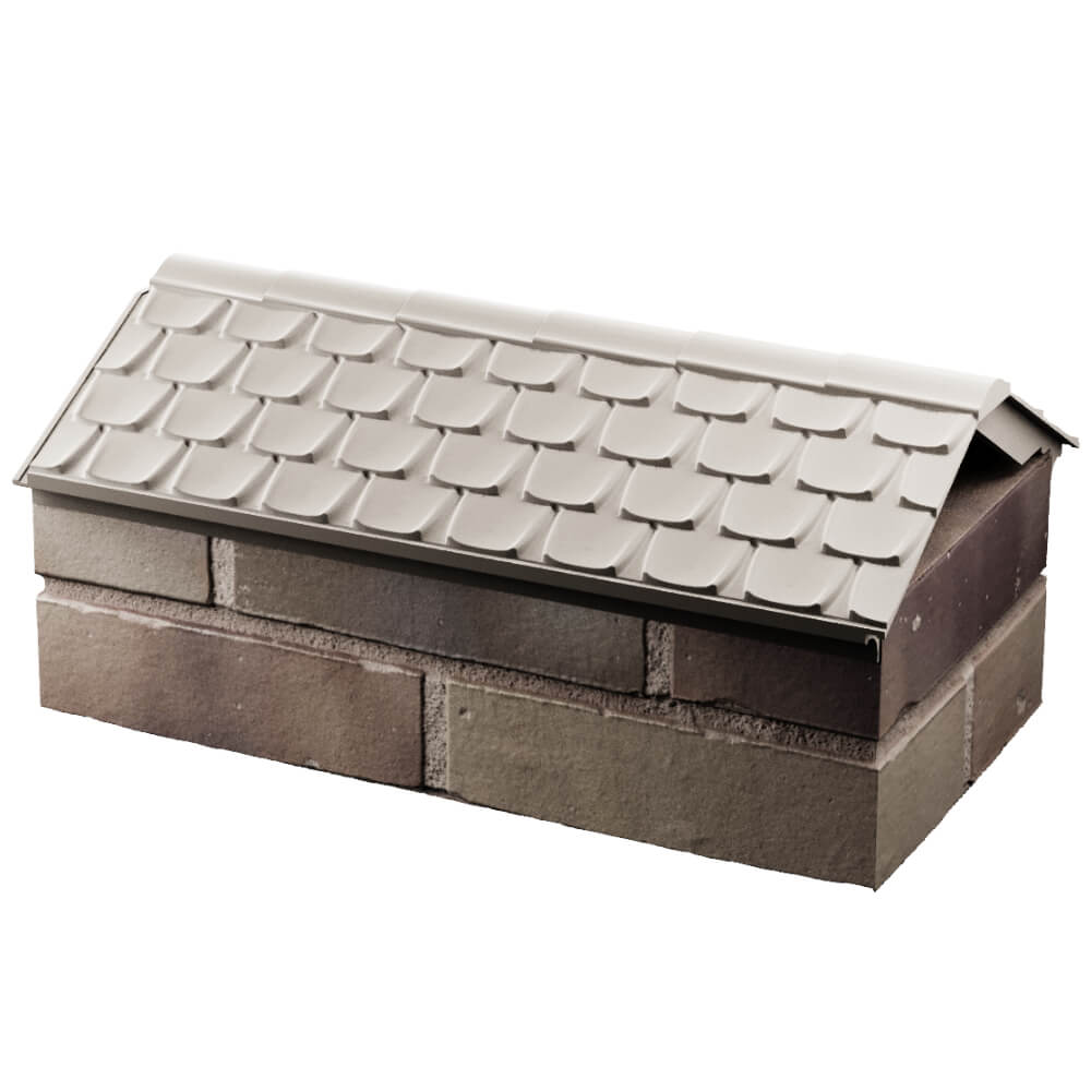 Парапет Zking Эльбрус Бежевый с посадкой на 1 кирпич (255мм) в Иваново фото