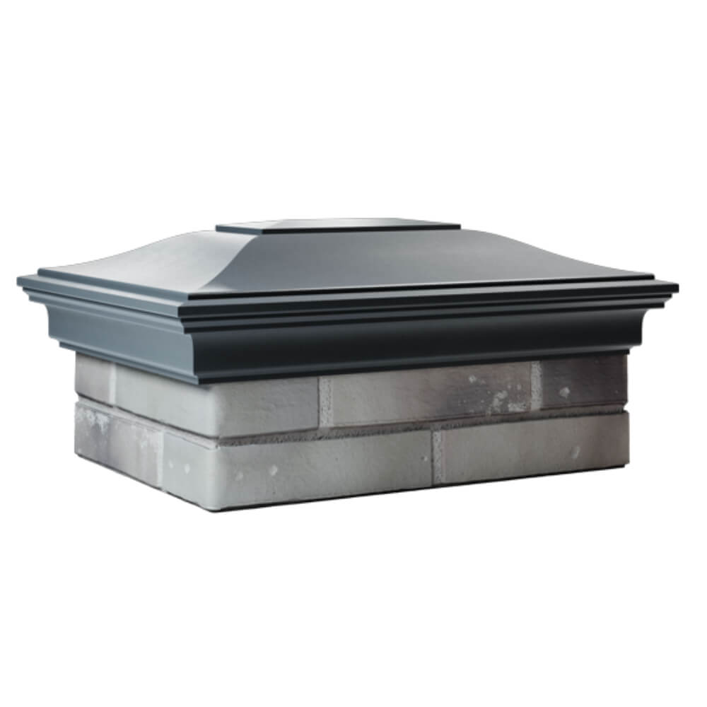 Колпак Zking Монблан Серый на столб 2х1.5 кирпича (515х385мм) в Иваново фото