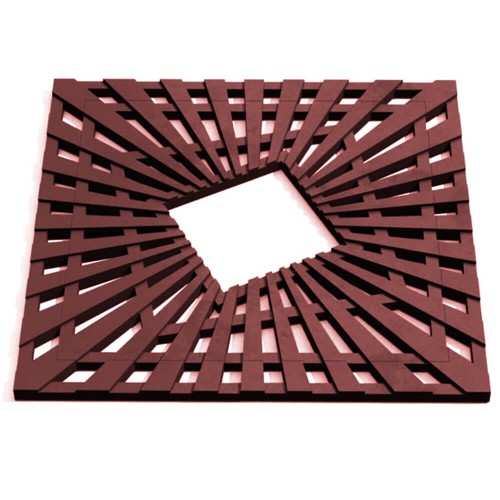 Приствольная решетка для дерева ZKING ATMOSPHERE 1.2х1.2м Коричневая Иваново фото