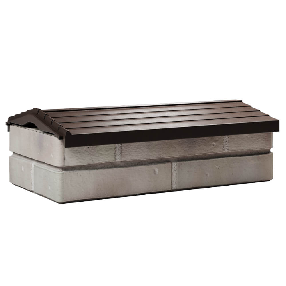 Парапет Zking Бона ХайТек Коричневый с посадкой на 1 кирпич (200/225/255мм) Иваново фото