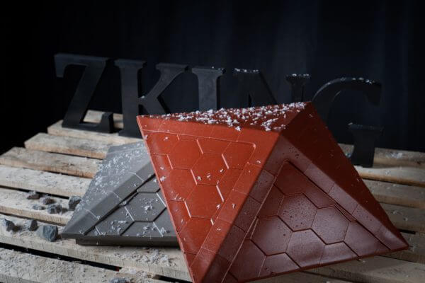 Колпак Zking Эверест Красный на столб 1.5х1.5 кирпича (390х390мм) в Иваново фото