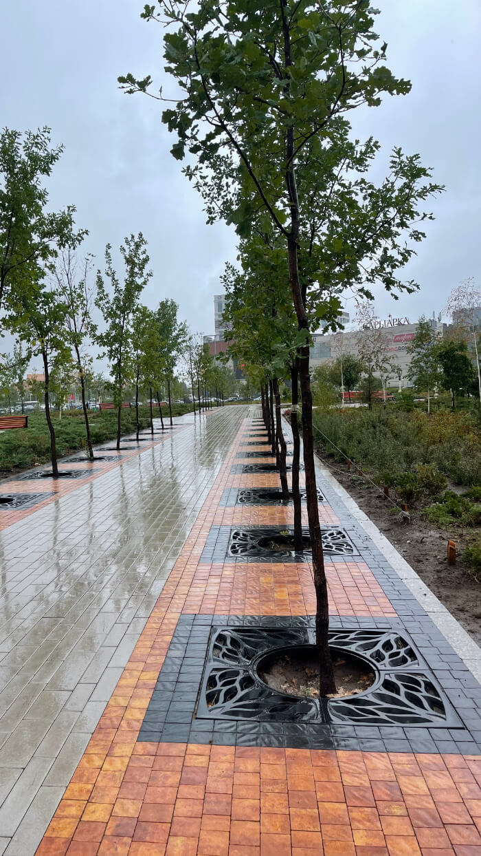 Приствольная решетка для дерева ZKING CRUST 1.2х1.2м Черная в Иваново фото