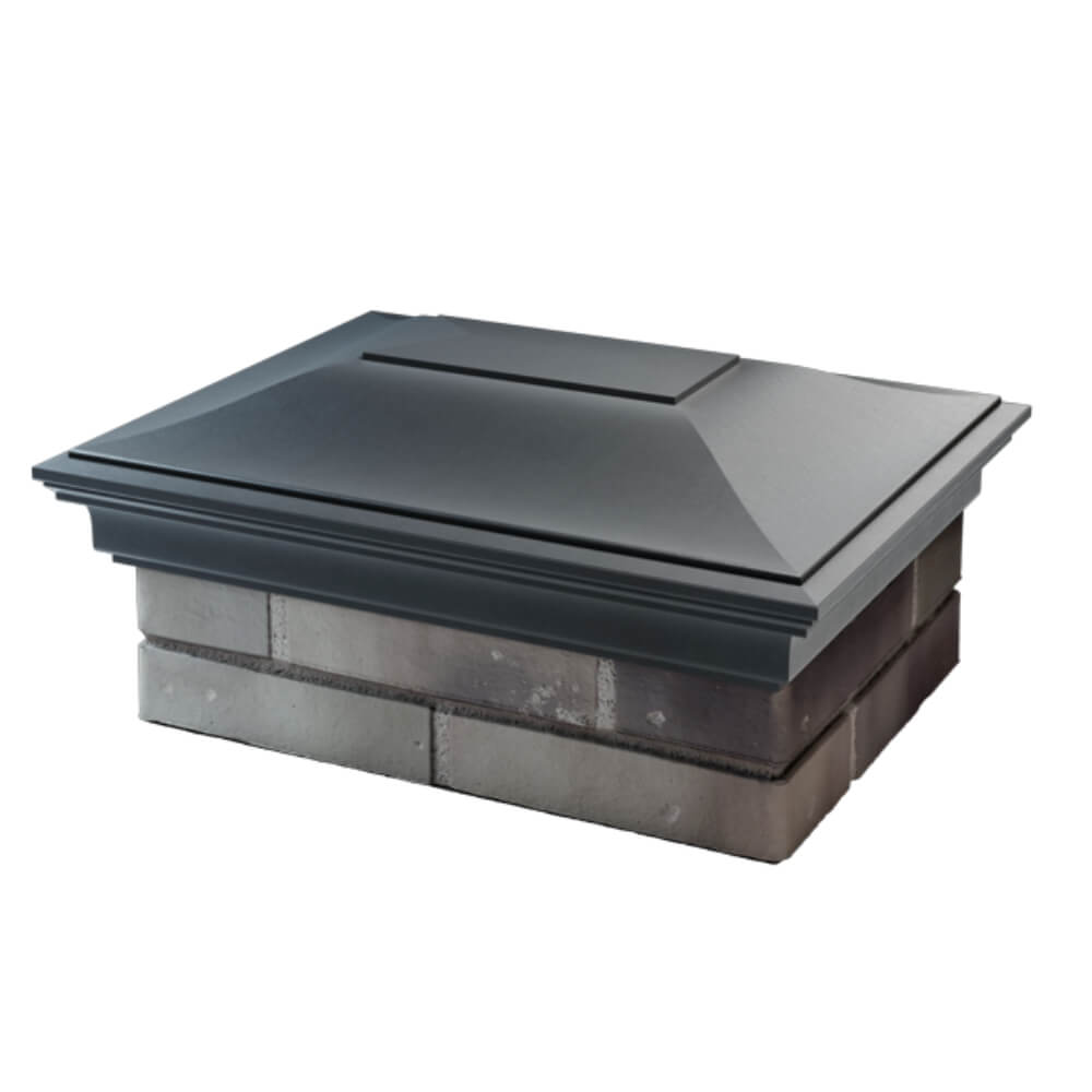 Колпак Zking Монблан Серый на столб 2х1.5 кирпича (515х385мм) в Иваново фото