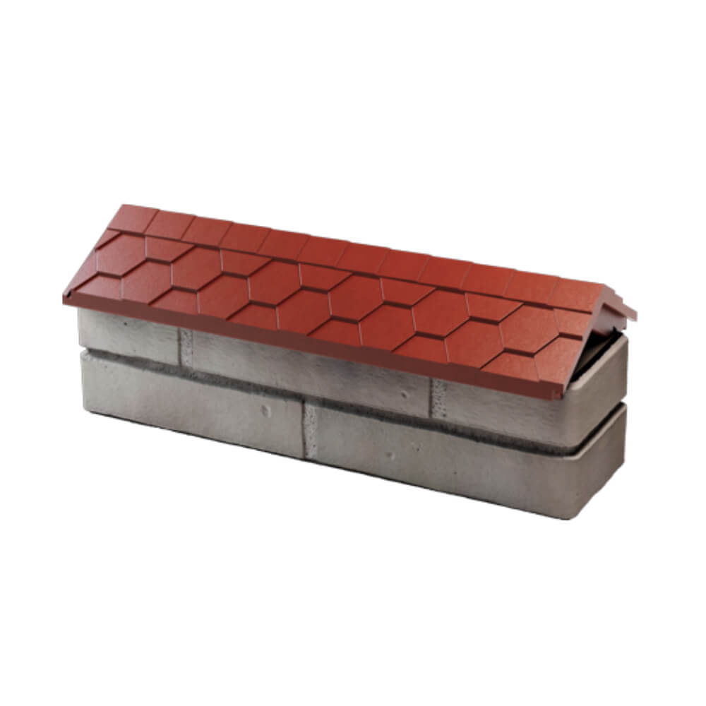 Парапет Zking Эверест Красный с посадкой на 0.5 кирпича (130мм) в Иваново фото