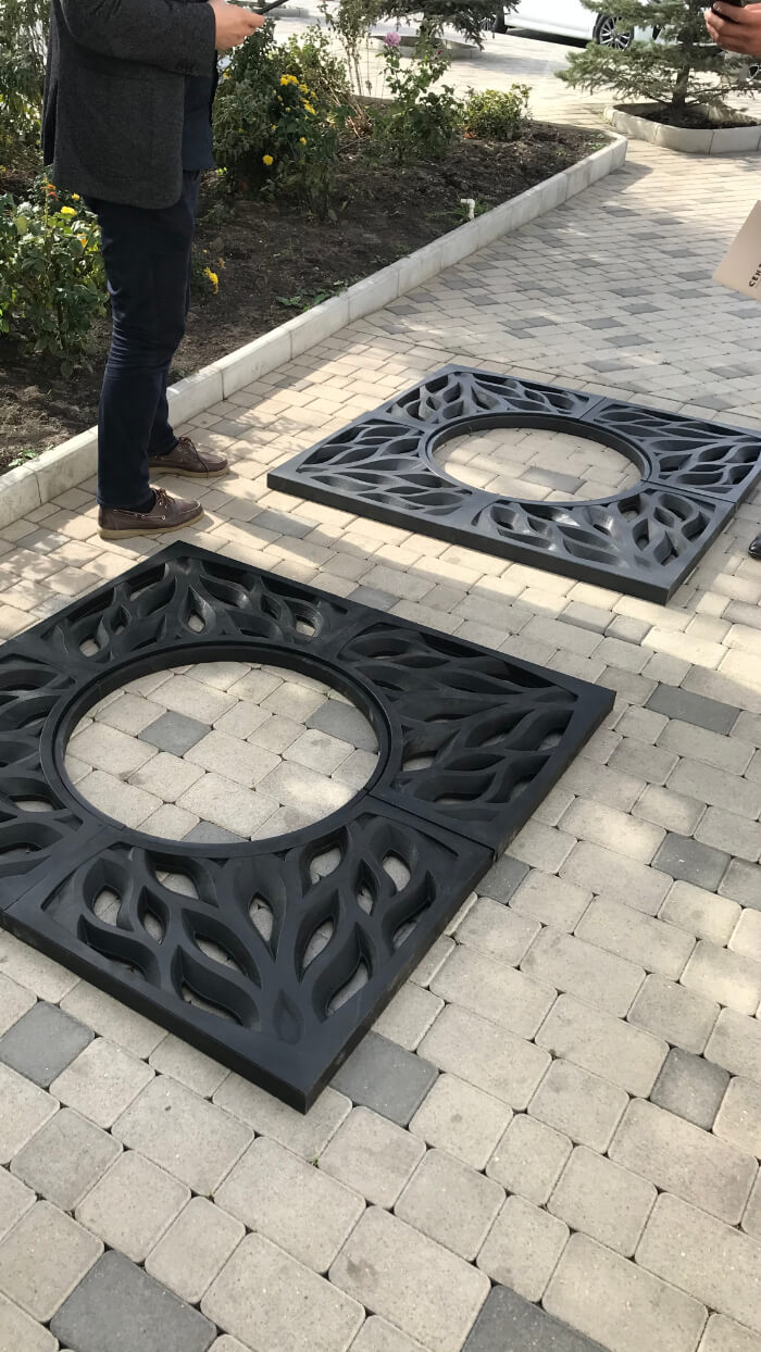 Приствольная решетка для дерева ZKING CRUST 1.2х1.2м Черная в Иваново фото