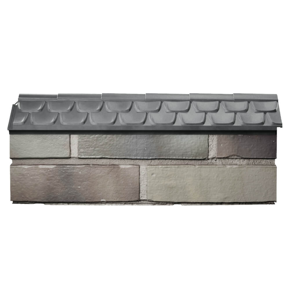 Парапет Zking Эльбрус Серый с посадкой на 0.5 кирпича (130мм) в Иваново фото