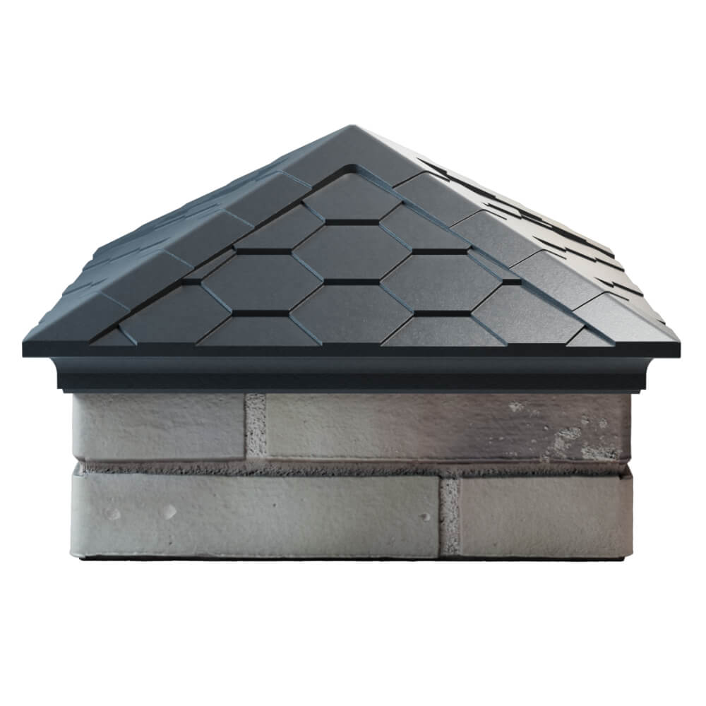 Колпак Zking Эверест Серый на столб 1.5х1.5 кирпича (390х390мм) Иваново фото