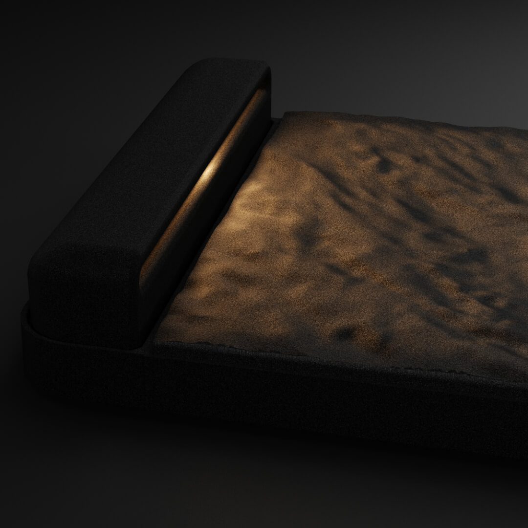 LED Светильник для шаговой плиты STONE Черный Сланец 330х75х98мм Иваново фото