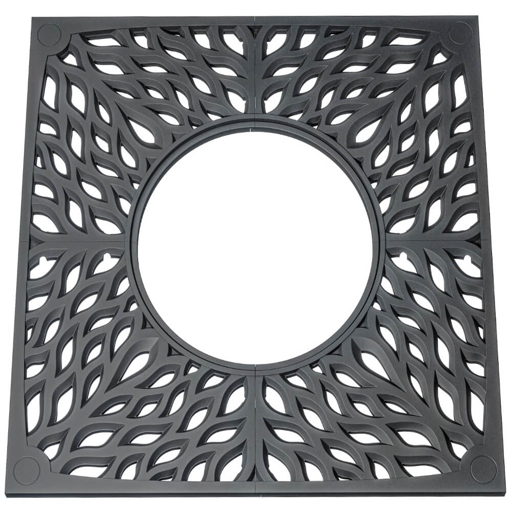 Приствольная решетка для дерева ZKING CRUST 2х2м Черная Иваново фото