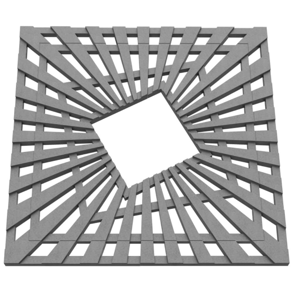 Приствольная решетка для дерева ZKING ATMOSPHERE 1.2х1.2м Серая в Иваново фото