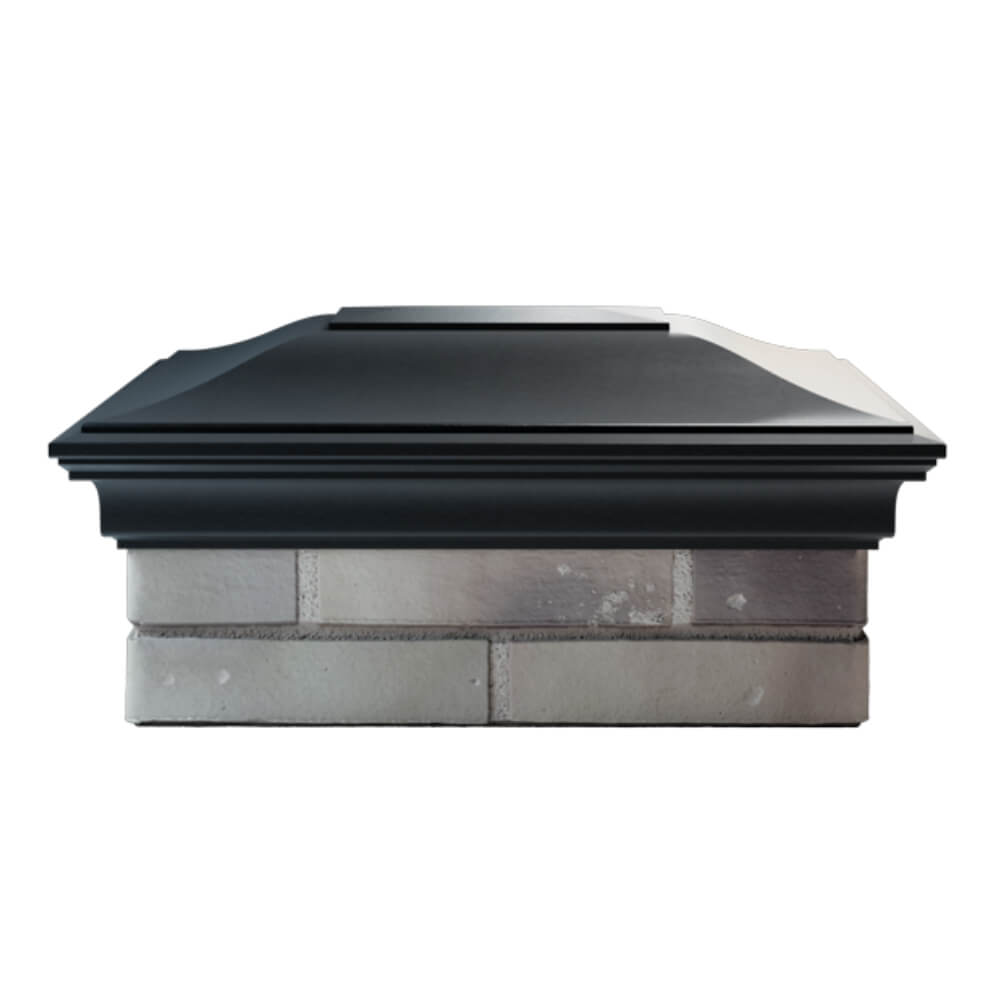 Колпак Zking Монблан Черный на столб 2х1.5 кирпича (515х385мм) в Иваново фото