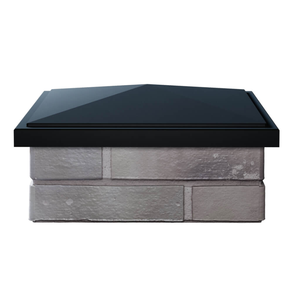 Колпак Zking БонаМоно Черный на столб 1.5х1.5 кирпича (385х385, 400х400мм) Иваново фото