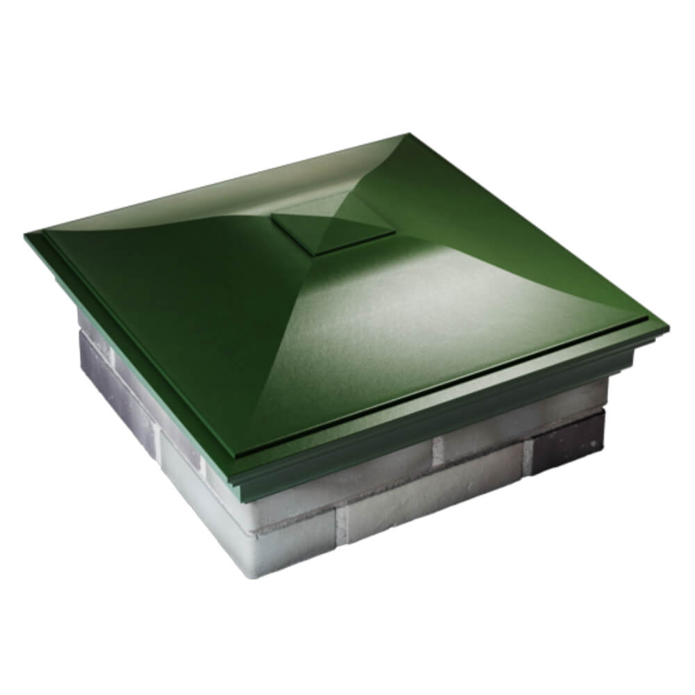 Колпак Zking Монблан Зеленый на столб 2х2 кирпича (515х515мм) Иваново фото