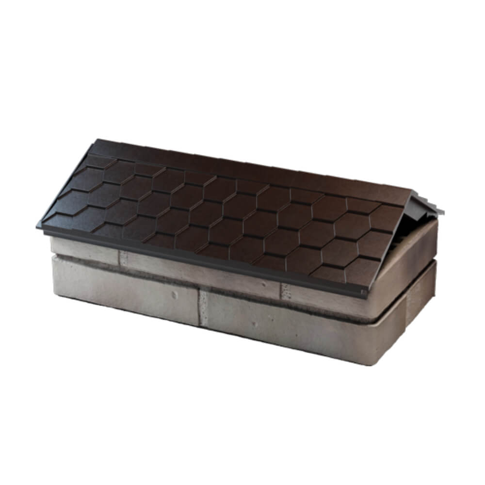 Парапет Zking Эверест Коричневый с посадкой на 1 кирпич (200/225/255мм) в Иваново фото