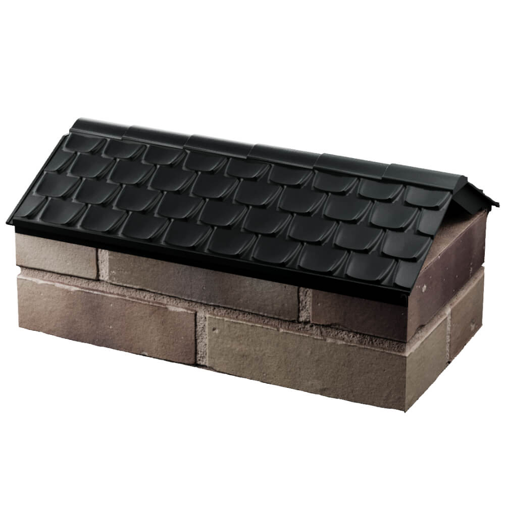 Парапет Zking Эльбрус Черный с посадкой на 1 кирпич (255мм) в Иваново фото