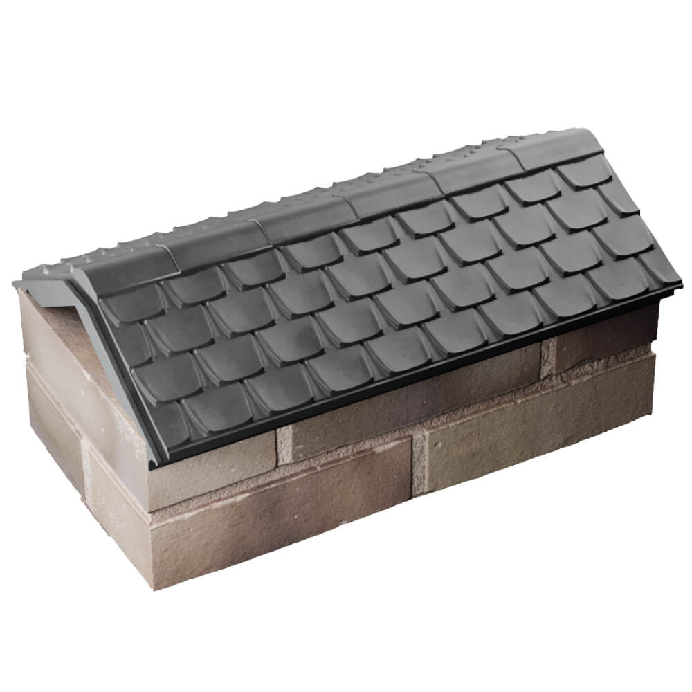 Парапет Zking Эльбрус Серый с посадкой на 1 кирпич (255мм) в Иваново фото