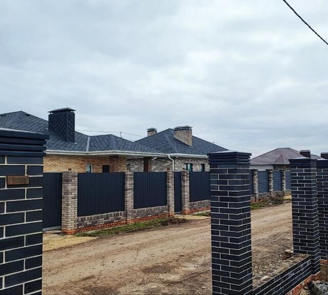 Колпак Zking Бона ХайТек Серый на столб 1.5х1.5 кирпича (385х385мм) в Иваново фото