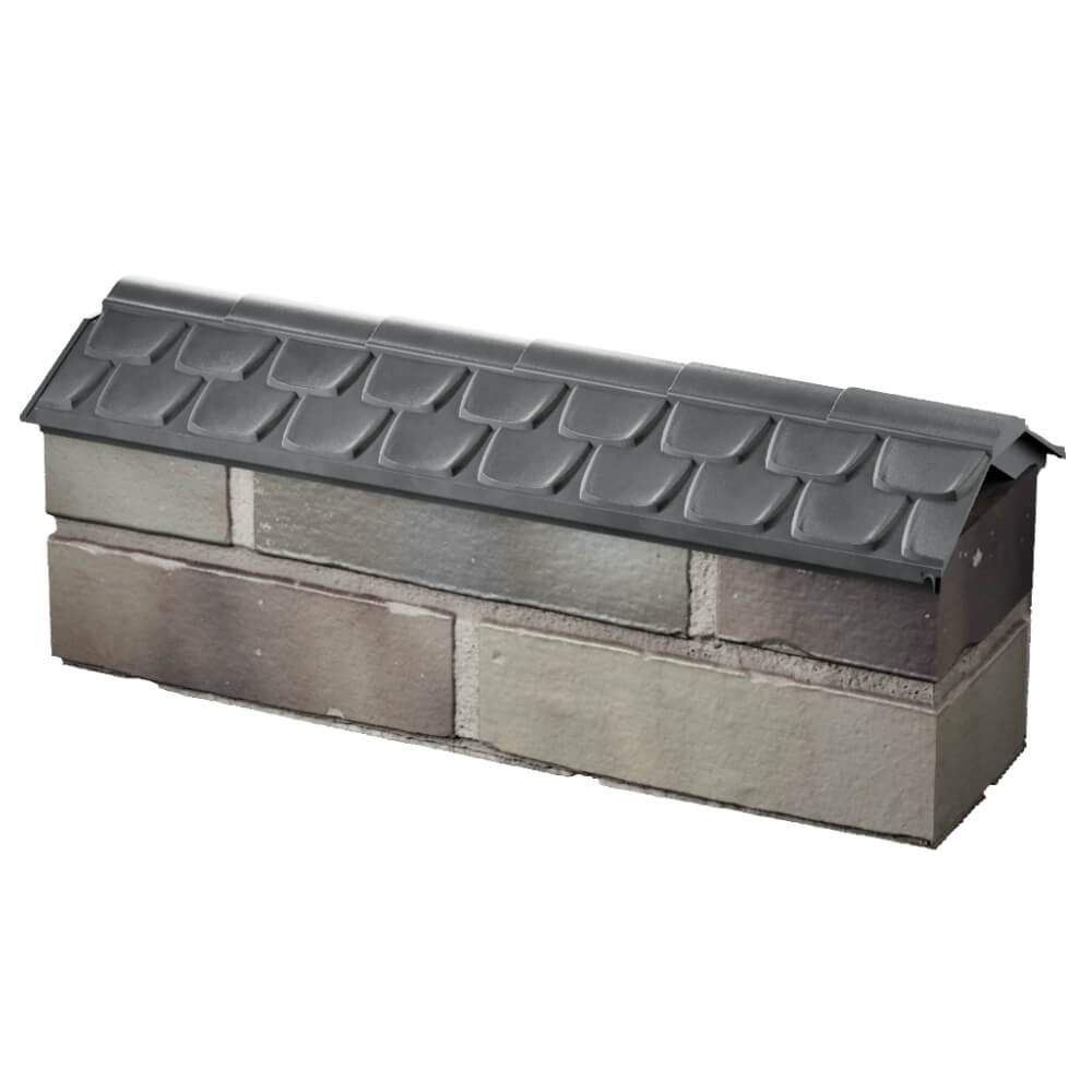 Парапет Zking Эльбрус Серый с посадкой на 0.5 кирпича (130мм) в Иваново фото