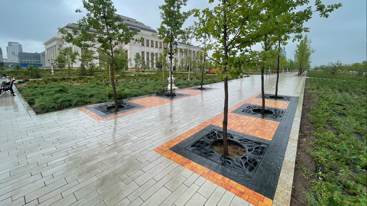 Приствольная решетка для дерева ZKING CRUST 1.2х1.2м Черная в Иваново фото