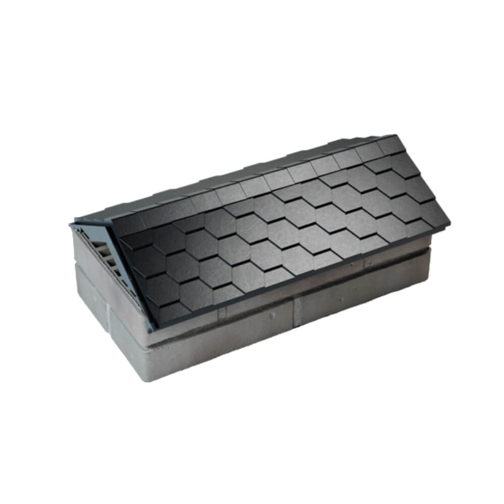 Парапет Zking Эверест Черный с посадкой на 1 кирпич (200/225/255мм) в Иваново фото