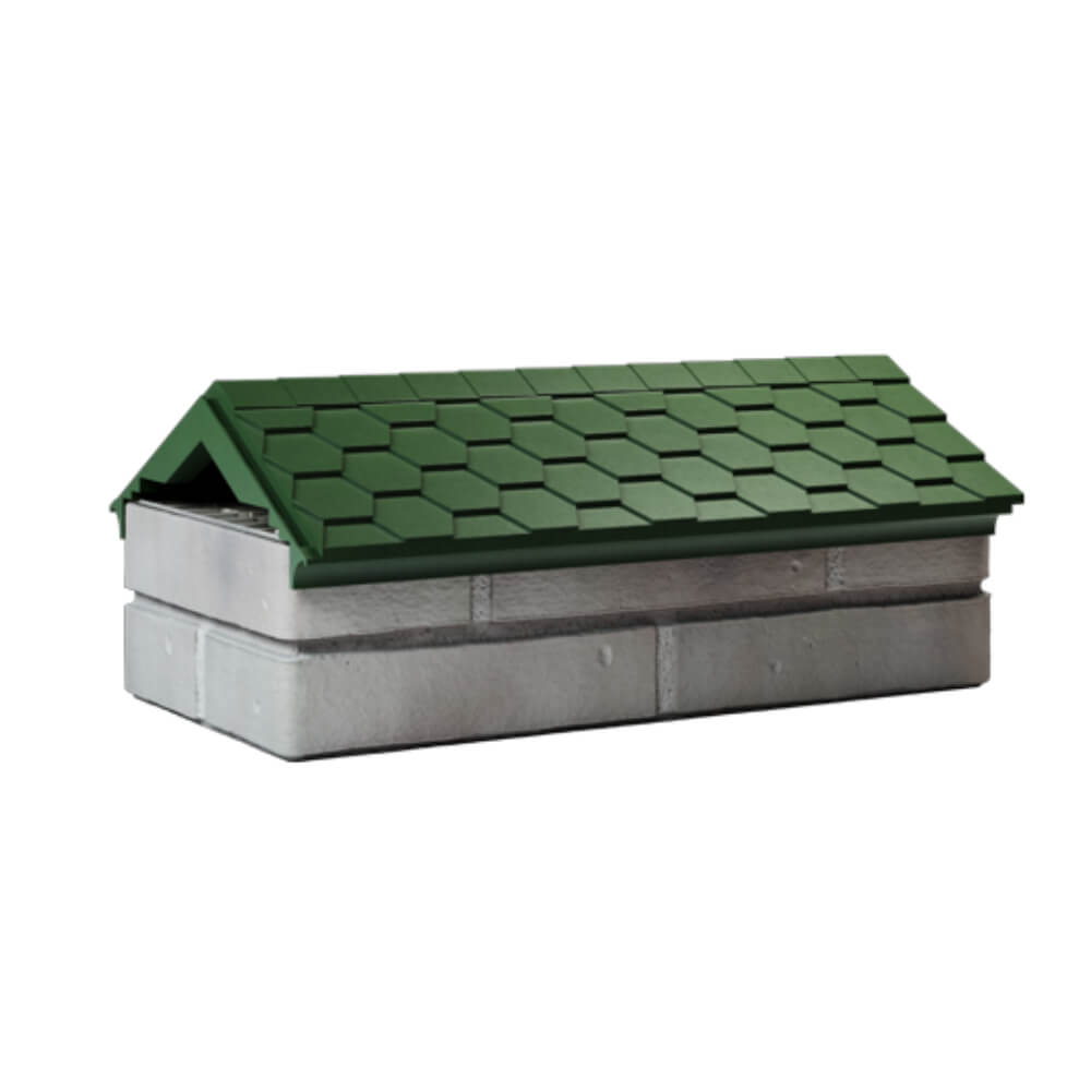 Парапет Zking Эверест Зеленый с посадкой на 1 кирпич (200/225/255мм) Иваново фото