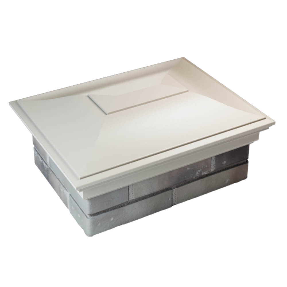 Колпак Zking Монблан Бежевый на столб 2х1.5 кирпича (515х385мм) Иваново фото