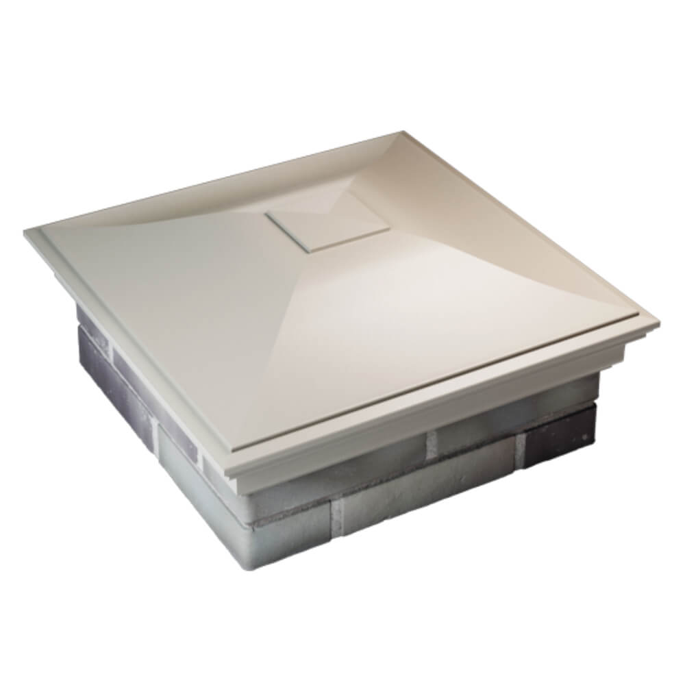 Колпак Zking Монблан Бежевый на столб 2х2 кирпича (515х515мм) Иваново фото