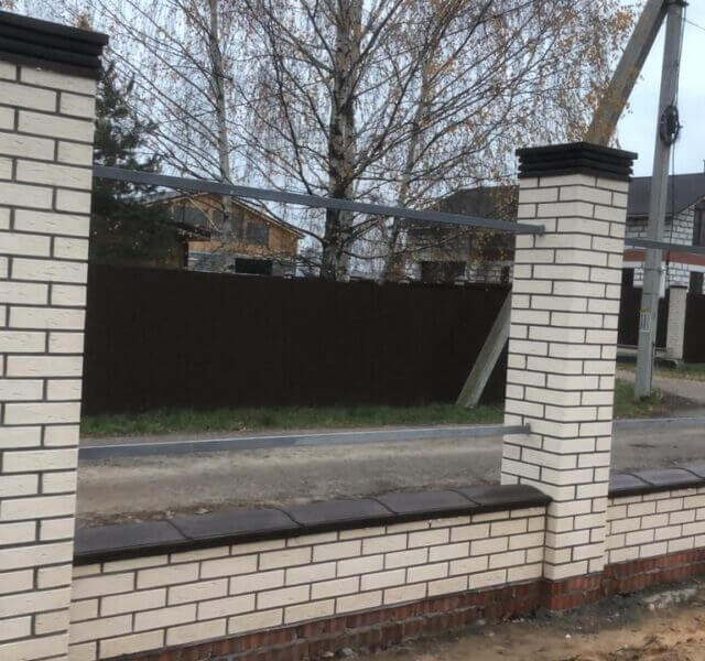 Колпак Zking Бона ХайТек Коричневый на столб 1.5х1.5 кирпича (385х385мм) в Иваново фото