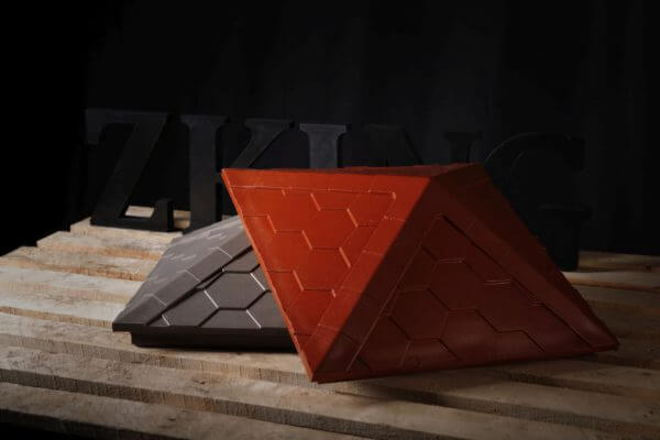 Колпак Zking Эверест Красный на столб 1.5х1.5 кирпича (390х390мм) в Иваново фото