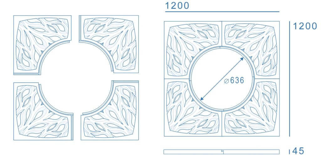 Приствольная решетка для дерева ZKING CRUST 1.2х1.2м Черная в Иваново фото