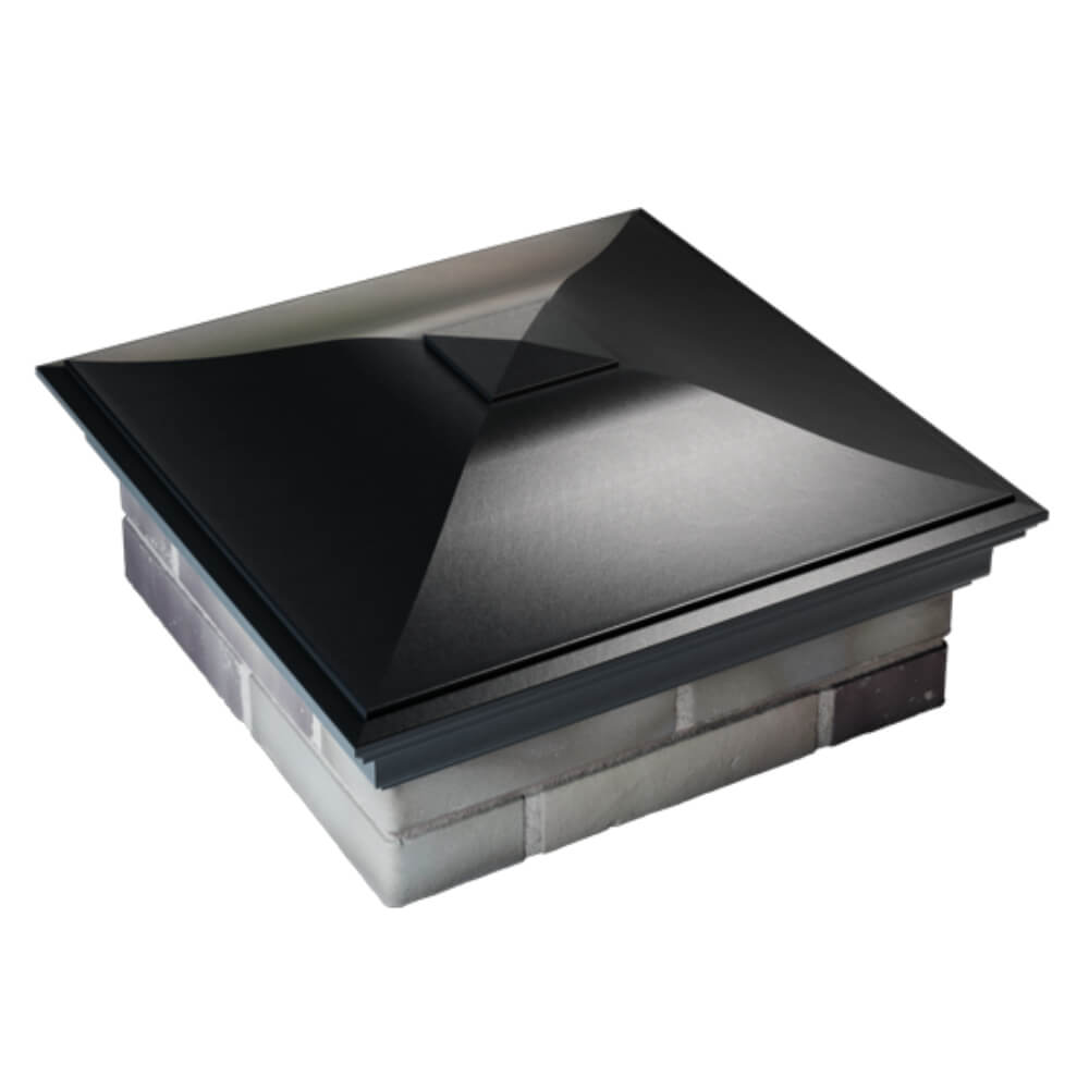 Колпак Zking Монблан Черный на столб 2х2 кирпича (515х515мм) Иваново фото