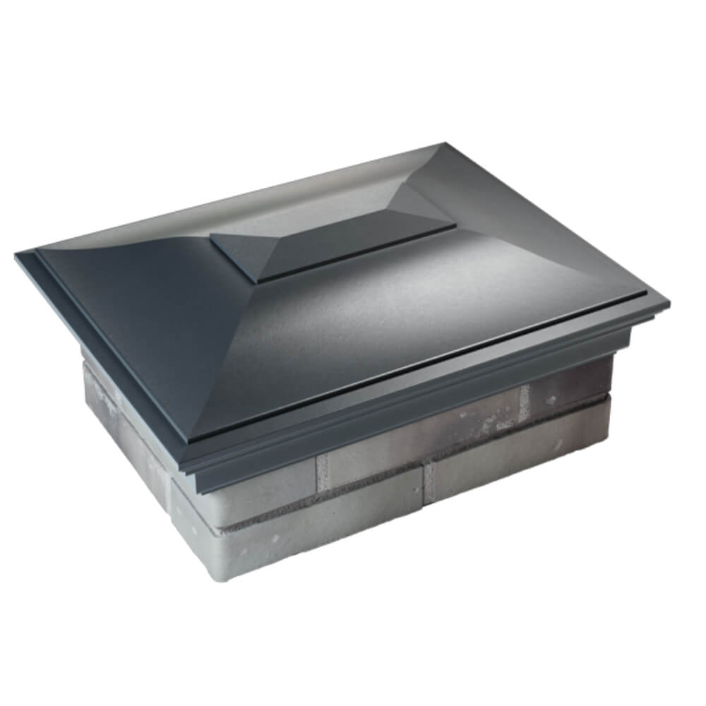 Колпак Zking Монблан Серый на столб 2х1.5 кирпича (515х385мм) Иваново фото