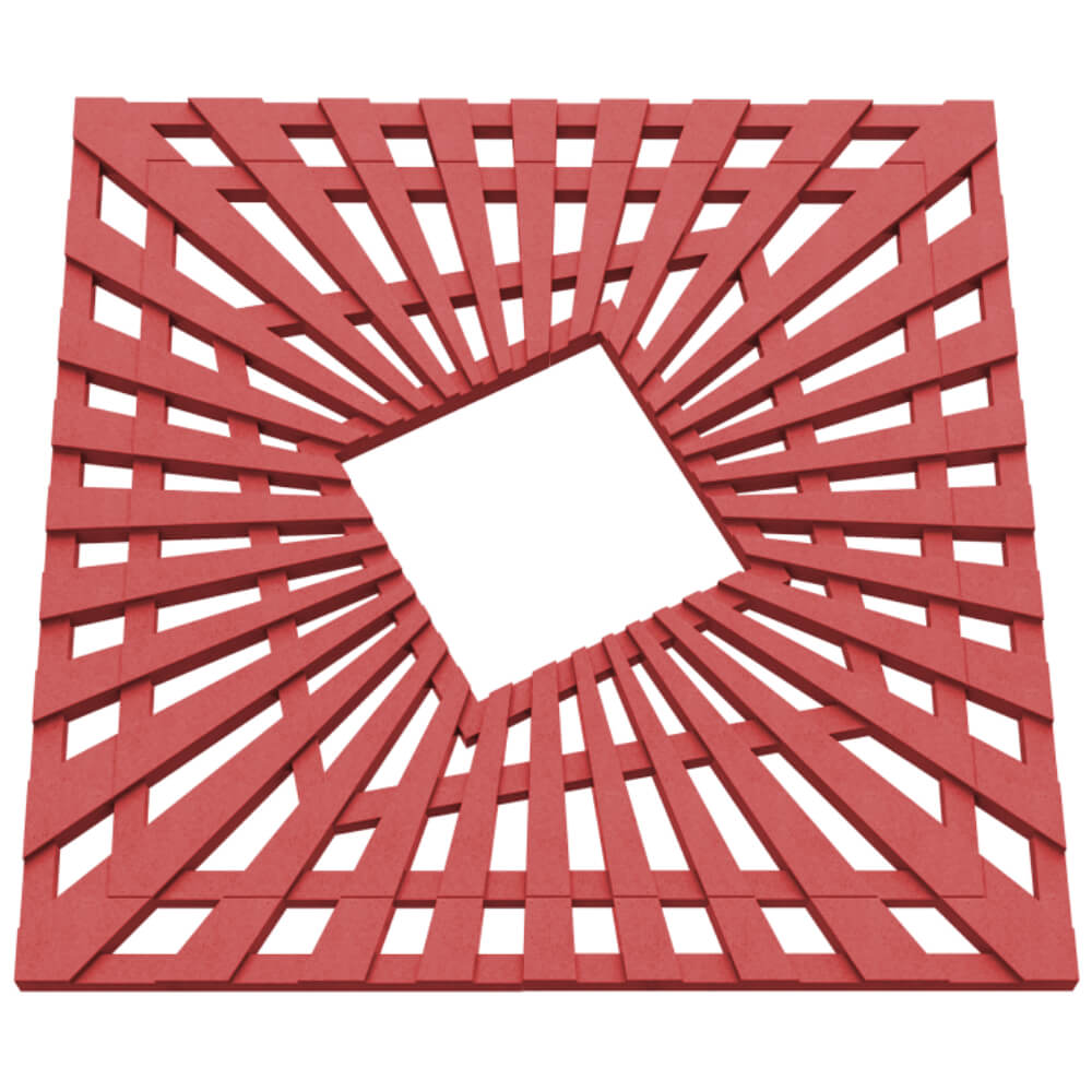 Приствольная решетка для дерева ZKING ATMOSPHERE 1.2х1.2м Красная в Иваново фото