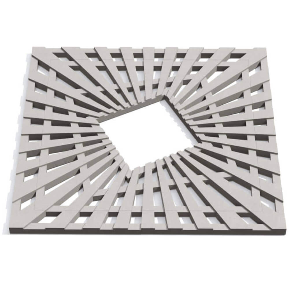 Приствольная решетка для дерева ZKING ATMOSPHERE 1.2х1.2м Бежевая Иваново фото