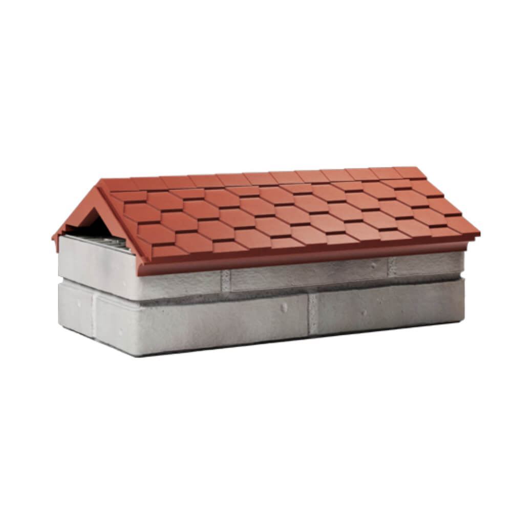 Парапет Zking Эверест Красный с посадкой на 1 кирпич (200/225/255мм) Иваново фото
