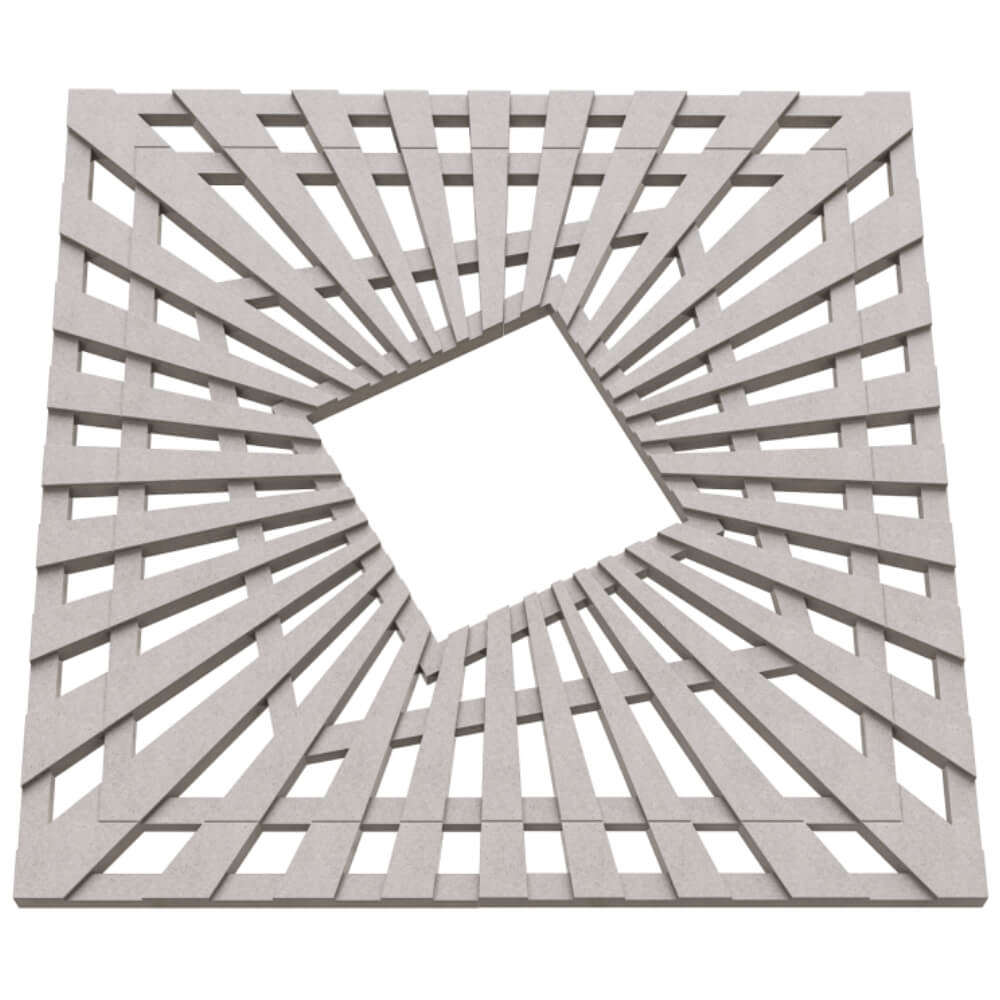 Приствольная решетка для дерева ZKING ATMOSPHERE 1.2х1.2м Бежевая в Иваново фото