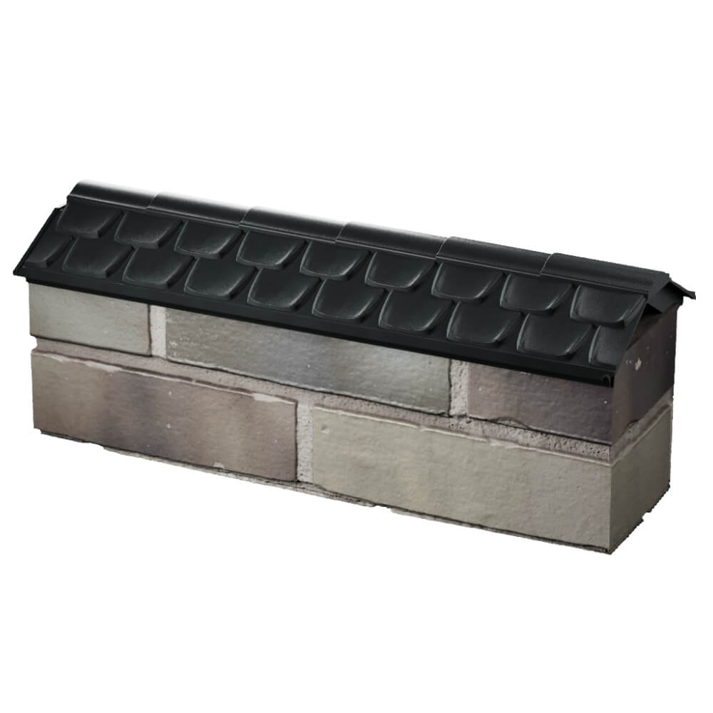 Парапет Zking Эльбрус Черный с посадкой на 0.5 кирпича (130мм) в Иваново фото