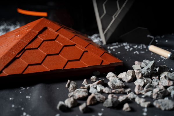 Колпак Zking Эверест Красный на столб 1.5х1.5 кирпича (390х390мм) в Иваново фото