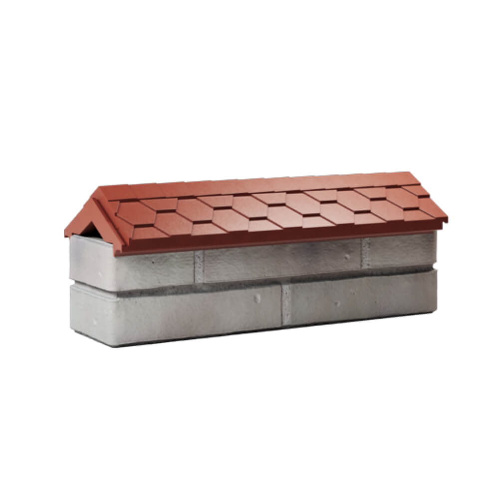 Парапет Zking Эверест Красный с посадкой на 0.5 кирпича (130мм) Иваново фото