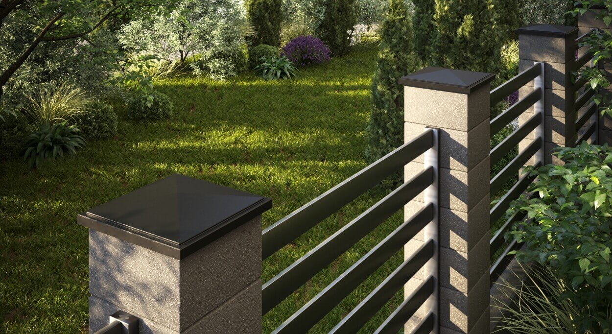 Колпак Zking БонаМоно Коричневый на столб 1.5х1.5 кирпича (385х385, 400х400мм) в Иваново фото