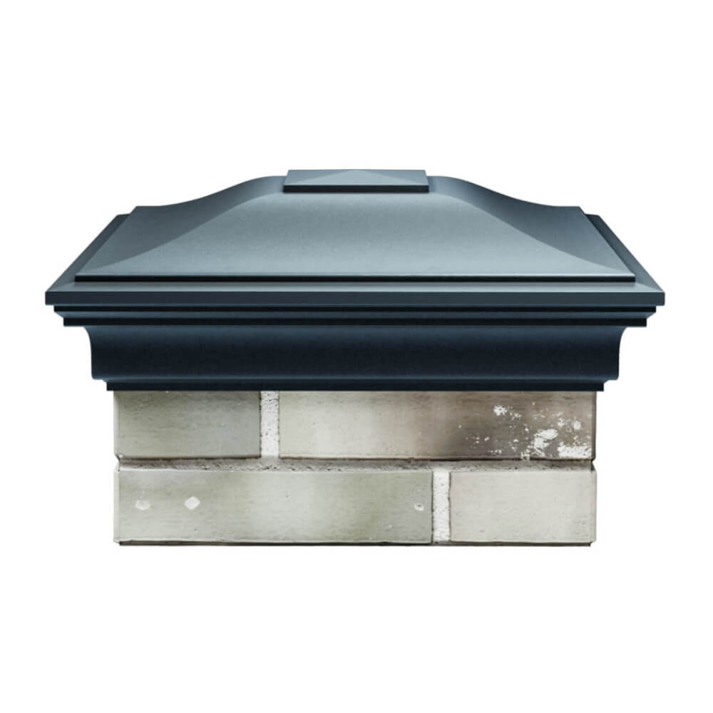 Колпак Zking Монблан Серый на столб 1.5х1.5 еврокирпича 0.7НФ (355х355мм) Иваново фото