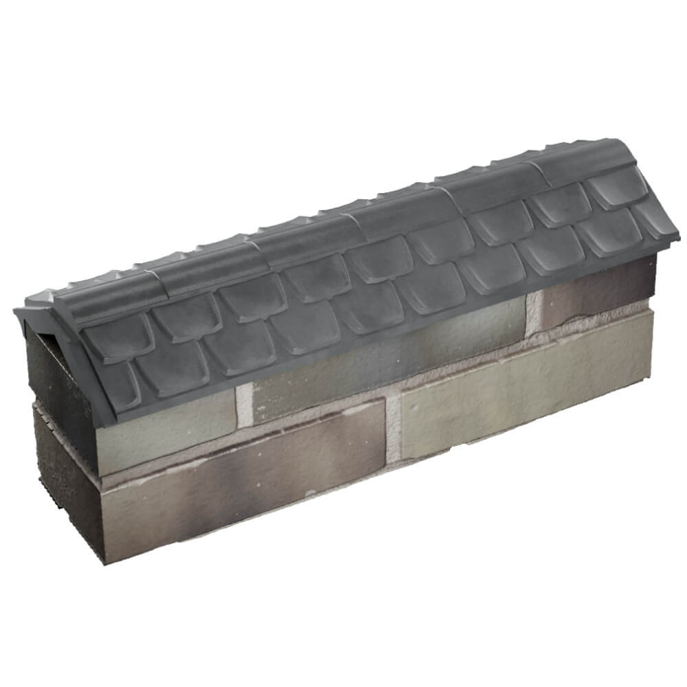 Парапет Zking Эльбрус Серый с посадкой на 0.5 кирпича (130мм) в Иваново фото