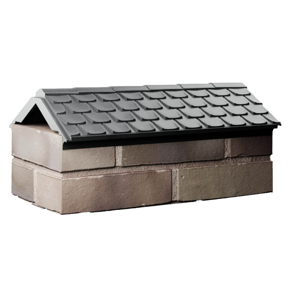 Парапет Zking Эльбрус Серый с посадкой на 1 кирпич (255мм) Иваново фото