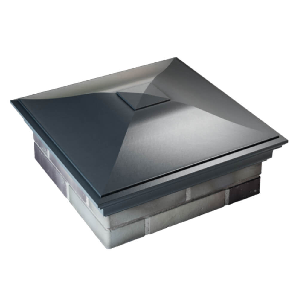 Колпак Zking Монблан Серый на столб 2х2 кирпича (515х515мм) Иваново фото