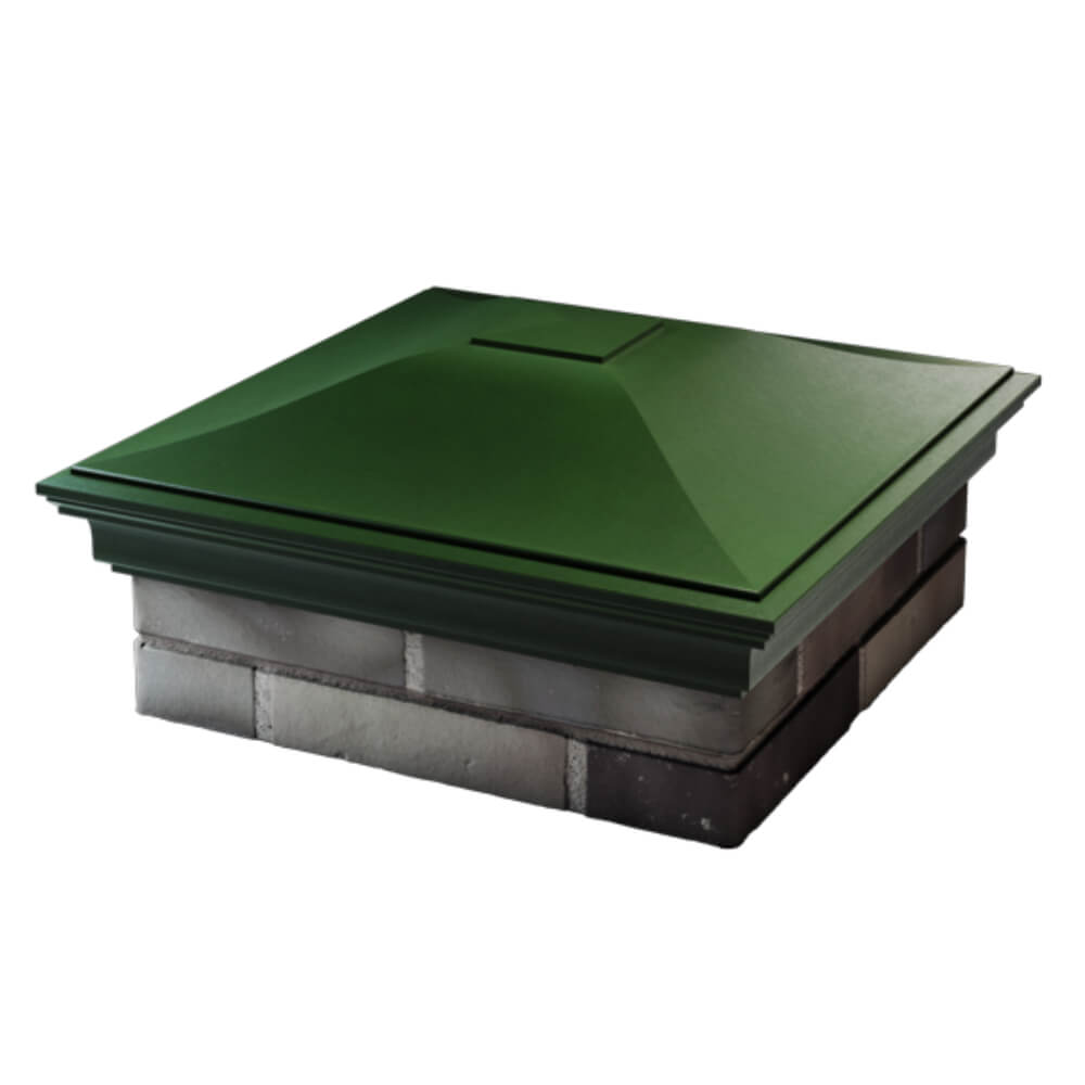 Колпак Zking Монблан Зеленый на столб 2х2 кирпича (515х515мм) в Иваново фото