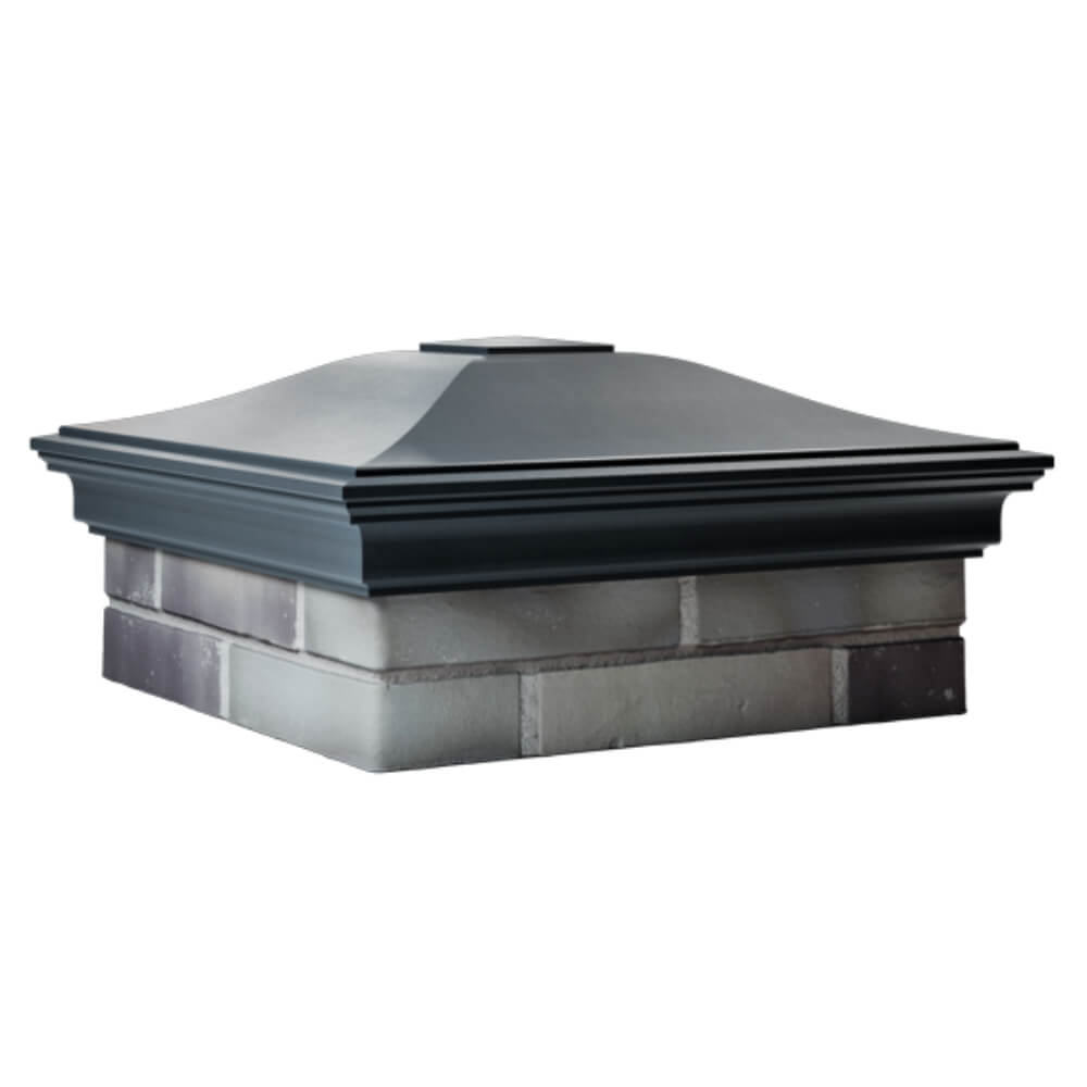 Колпак Zking Монблан Серый на столб 2х2 кирпича (515х515мм) в Иваново фото