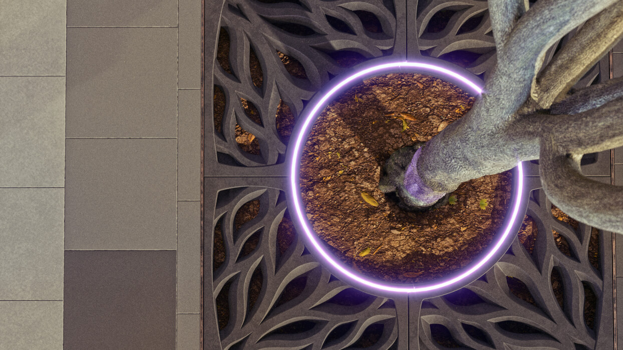 Приствольная решетка для дерева ZKING CRUST 1.2х1.2м Черная в Иваново фото