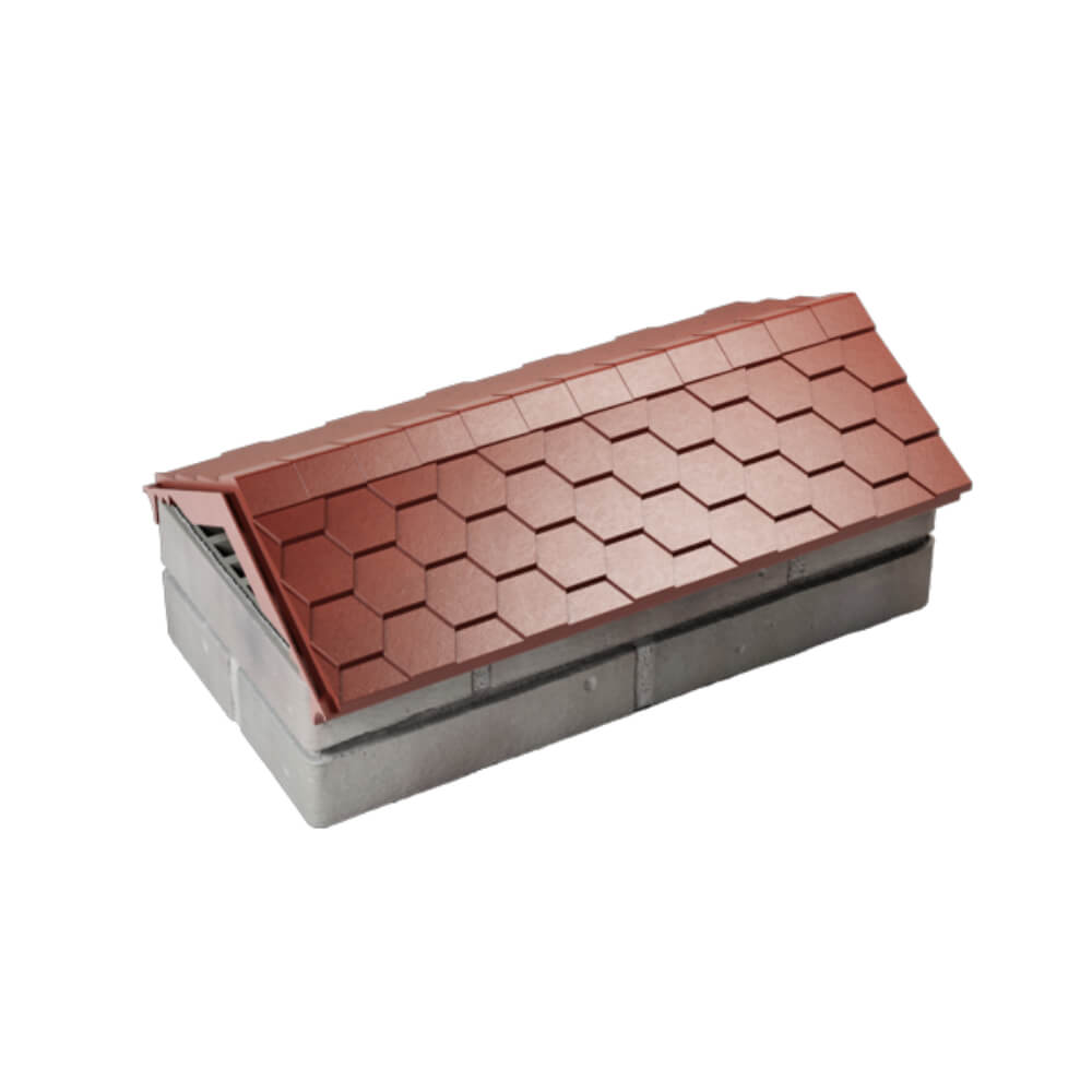 Парапет Zking Эверест Красный с посадкой на 1 кирпич (200/225/255мм) в Иваново фото